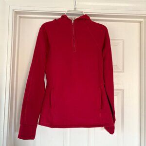 Athleta 1/2-zip polartec hoodie, S